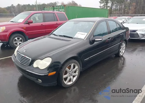 2004 Mercedes-Benz C 230 Kompressor Sport/Sport from USA, damaged, VIN WDBRF40J24A556752